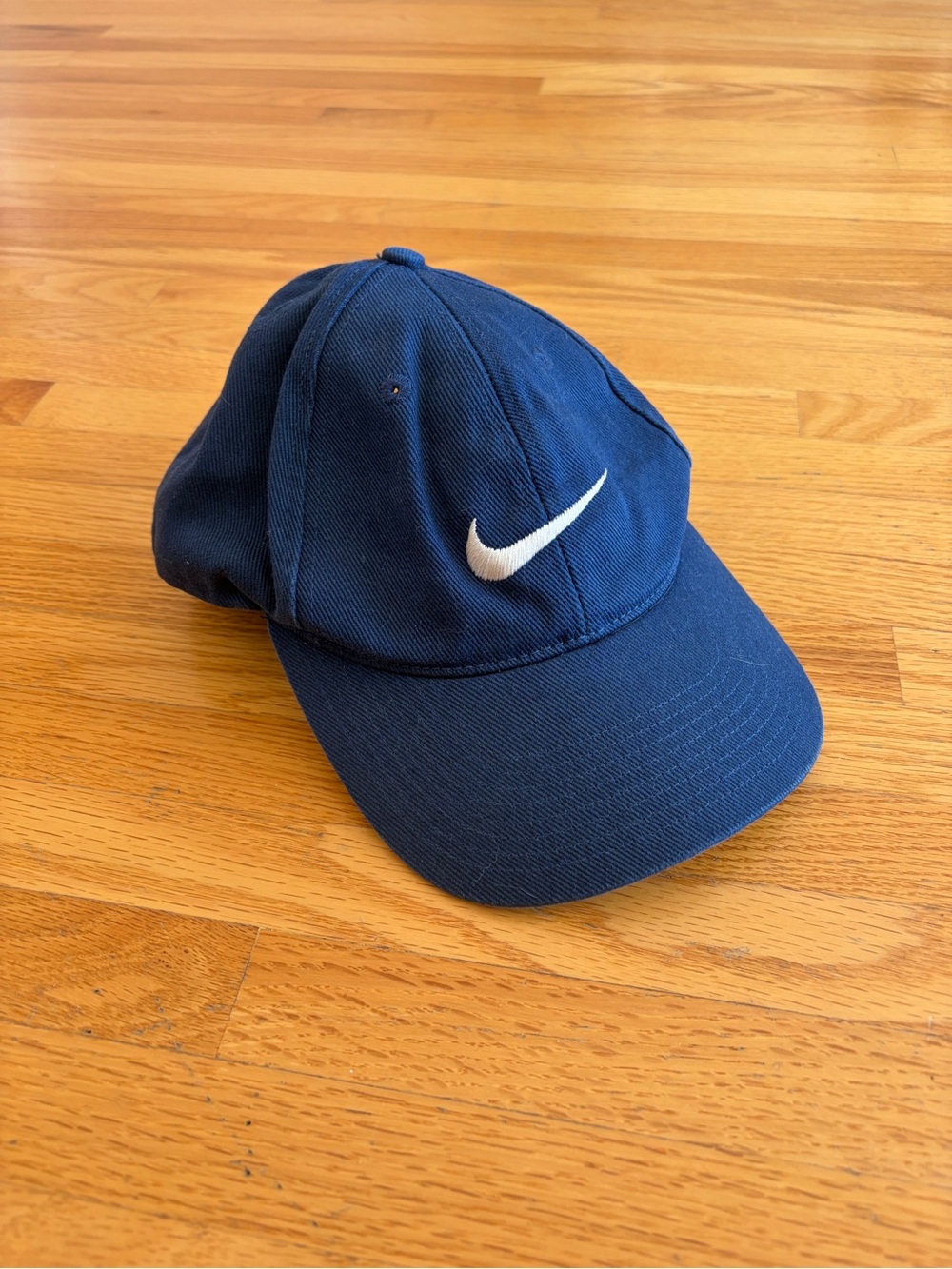 Nike vintage Navy Blue Baseball Cap with White Swoosh